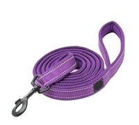 Soft Pet Leash - Reflective Nylon Mesh Padded Walking Training(Purple,XS 1.0cmX200cm)