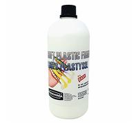 Soft Plastic Fishing Lures Plastysol, resina monocomponente líquida Elastomérica Rifondible, Transparente, Pigmentable y Rifondible, ideal para la realización de falsos Esche, 1 kg