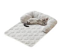 Soft Plush Dog Sofa Bed - Washable Non-Slip Pet Couch Mat For Living Room