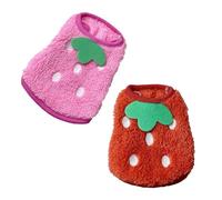Soft Plush Guinea Pig Clothes Guinea Pig Clothes 2 Packs - Small Animal Rabbit Warm Vest Cozy T-Shirt For Ferret Bunny Kitten Chihuahua and Other Small Animals Nice Processing