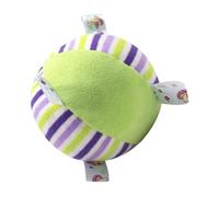 Soft Plush Rattle, Colorful Ball Toy, 7.5x5x6inch Infant Toy with Built in Bell, Sensory Fabric Rattle, Plaything with Cute Design, Essential for Early Learning