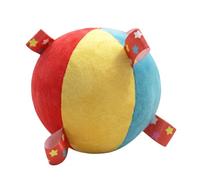 Soft Plush Rattle, Colorful Ball Toy, 7.5x5x6inch Infant Toy with Built in Bell, Sensory Fabric Rattle, Plaything with Cute Design, Essential for Early Learning