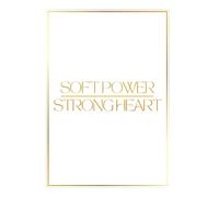 Soft Power Strong Heart: Feminine Lined Journal for Confidence, Self-Love & Growth - 6x9" Notebook, 120 Pages - Gift for Women