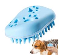 Soft Rubber Pet Brush, Dog Cleaning Brush, Cat Massage Brush, Bath Scrubber, Dog Bath Brush, Dog Scrubber for Washing and Massaging, Cat Bath Brush Scrubber, Multifunctional Dog Shower Comb