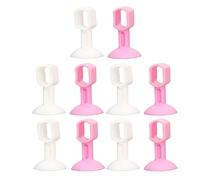Soft Rubber Washer Door Holder 10 PCS Pink White Suction Cup Easy Install Store Keep Washer Door Half Open Dry Home Dorm Washer Headboard Anti Collision