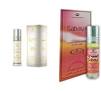 Soft & Sabaya Concentrated Perfume Oil Pack of 2 | Long-Lasting Alcohol-Free Attar | 6ml Roll-On for Men & Women