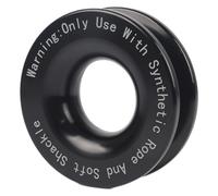 Soft Shackle Recovery Kit - 41, 000 lbs Aluminum Soft Shackle Ring | Heavy Duty Snatch Block Pulley, Winch Accessories Kit for Truck Vehicle Towing Recovery