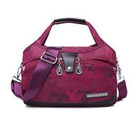 Soft Side Lightweight Underseat Tote Bag, Blaciokamith Multi-Pocket Waterproof Anti Theft Handbag Crossbody (#7)