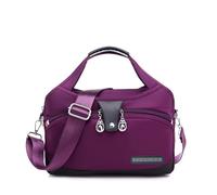 Soft Side Lightweight Underseat Tote Bag, Blaciokamith Multi-Pocket Waterproof Anti Theft Handbag Crossbody (#3)