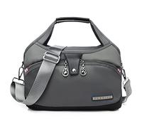Soft Side Lightweight Underseat Tote Bag, Blaciokamith Multi-Pocket Waterproof Anti Theft Handbag Crossbody (#10)
