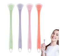 Soft silicone tongue brushes help remove tongue coating for fresher breath