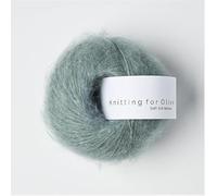 Soft Silk Mohair Knitting for Olive (Dusty Aqua)