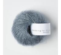 Soft Silk Mohair Knitting for Olive (Dusty Petroleum Blue)