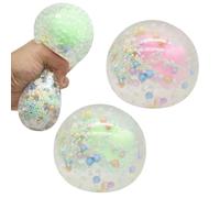 Soft Squeeze Fidget Balls - 2 Pack Sensory Stress Relief Toys, Calm Down Ball Gadget for , Hand Fidget Toys for Kids Adults School Office Travel Classroom 3.54 Inches