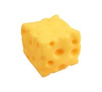 Soft Squeeze Fidget, Novelty Cheese Toy, Rebound Stress Relief with Tactile Feel, Interactive Sensory Plaything, Cheese Fidget with Cute Look, Stress Toy for Home Office Party