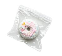 Soft Squeeze Toy, Realistic Donut Shaped Fidget, 2.36x2.36x0.78 Inches Portable Sensory Toy with Squish Build, Stress Relief Toys, Donut Toys with Fun Design, Party Favor for Kids