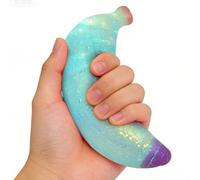 Soft Squeeze Toy, Silicone Fruit Squishy, 3.94x1.97 Inches Stress Reliever with Slow Rising Texture, Sensory Gel Material, Fidget Toy with Cute Style, Calming Tool for Home and Offices