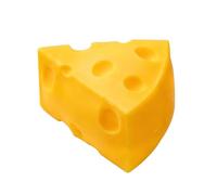 Soft Squeeze Toys - 3.35x3.15x1.77 Inch Ultra Soft Rebounding Cheese Shape Fidget Stress Relief Toy Cute Yellow Squishy Party Favor For Kids Teens Adults Relaxation Concentration