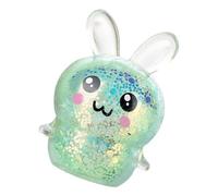 Soft Squeeze Toys, Cute Glitter Bunny, Cartoon Fidget Toy, Fun Squeeze Toy, for Kids Adults Friends Teens Offices Work Classroom Study Waiting Rooms Calm Down Anger Management Stress Relief