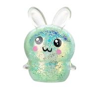 Soft Squeeze Toys - Fun Cute Cartoon Glitter Bunny, Fidget Stress Reliever for Kids Adults, Party Favors with Calm Relief, Play Accessories, Anger Management Toy for Study Work and Offices