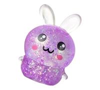 Soft Squeeze Toys - Fun Cute Cartoon Soft Glitter Bunny Party Favors | Fidget Squeeze Animal for Kids, Adults, Family, Friends, Youth, Teens, Offices, Commuting or Relaxation