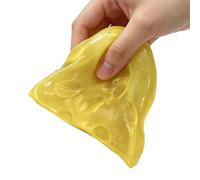 Soft Squish Fidget Toy - Slow-Rising Cheese Stress Reliever, Squeeze Plush Toys with Kneading Texture, Anti Stress Fidget for School Work Travel Use, Relax Toy, for Daily Comfort