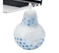 Soft Stress Balls, Pear Sensory Fidget Toys, 6cm Mini Balls with Pop Texture, Durable Rubber Stress Ball, Fidget Toy with Design, Stresses Ball for Relaxation Use