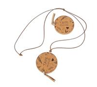 Soft Tape Measure Retractable Flexible 60 Inch 1.5m Dual Sided Sewing Body Measurement Tape for Tailoring Dressmaking Home Decor Soft Wood Material 2 Pack