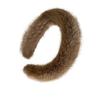 Soft Trendy Headband Fuzzy Headwear Indoor Outdoor Use | Women Warm Plush Hairband,Winter Fall Warm Artificial Mink Headband For Face Washing For Gathering, Traveling