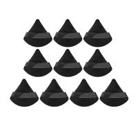 Soft Triangle Puff - Herramienta de maquillaje para mujer | Material de algodón con diseño en forma de abanico, estilo de borde redondeado, aplicación de polvo suelto, uso compacto que ahorra espacio