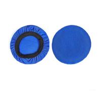 Soft Washable Earpad Covers for Headphones Non-Woven(Blue L) | Soft stretchable fabric, machine washable, reusable , comfortable fit, black color option