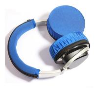 Soft Washable Earpad Covers for Headphones Non-Woven(Blue S) | Soft stretchable fabric, machine washable, reusable , comfortable fit, black color option
