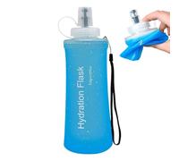 Soft Water Bottle 500ml Foldable Portable Leakproof Hydration Flask