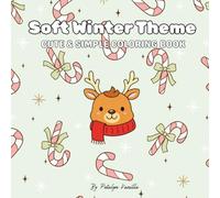 Soft winter theme: Cute & Simple Coloring Book