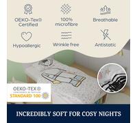 Soft Wonder Kids-Edition Ropa de cama 135 x 200 cm 50 x 75 cm Microfibra transpirable Sleepwise
