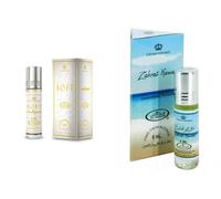 Soft & Zahrat Hawaii Concentrated Perfume Oil Pack of 2 | Alcohol-Free Long-Lasting Attar for Men & Women | 6ml Each Roll-On