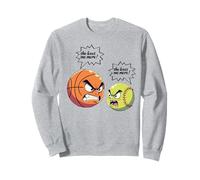 softball baloncesto Chica Mujeres Hija Ella Me ama Más Sudadera