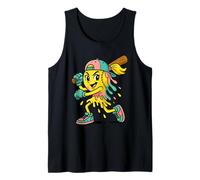 Softball Drip Queen - Ice Cream Style Youth Game Day Girls Camiseta sin Mangas