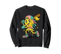 Softball Drip Queen - Ice Cream Style Youth Game Day Girls Sudadera