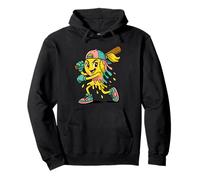 Softball Drip Queen - Ice Cream Style Youth Game Day Girls Sudadera con Capucha