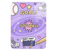 Softball Just Play - Báscula digital pequeña para alimentos con patrón morado de 11 libras/1 onzas, 5 kg/5 g, báscula digital de peso en gramos con 4 unidades para asar espresso, cetogénico para pesar