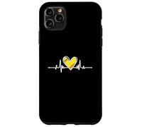 Softball Lover Girl Heartbeat Player Fan Mom Dad Coach Carcasa para iPhone 11 Pro MAX