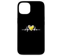 Softball Lover Girl Heartbeat Player Fan Mom Dad Coach Carcasa para iPhone 13