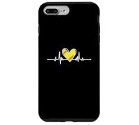 Softball Lover Girl Heartbeat Player Fan Mom Dad Coach Carcasa para iPhone 7 Plus/8 Plus