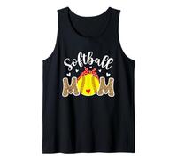 Softball Lover Softball Mom of A Softball Player Girl Woman Camiseta sin Mangas