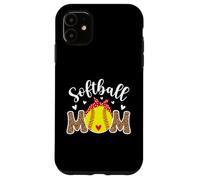 Softball Lover Softball Mom of A Softball Player Girl Woman Carcasa para iPhone 11