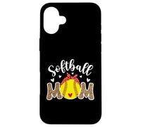 Softball Lover Softball Mom of A Softball Player Girl Woman Carcasa para iPhone 16 Plus