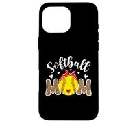 Softball Lover Softball Mom of A Softball Player Girl Woman Carcasa para iPhone 16 Pro MAX