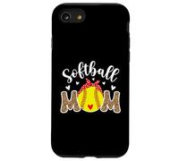 Softball Lover Softball Mom of A Softball Player Girl Woman Carcasa para iPhone SE (2020) / 7/8