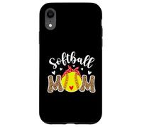 Softball Lover Softball Mom of A Softball Player Girl Woman Carcasa para iPhone XR